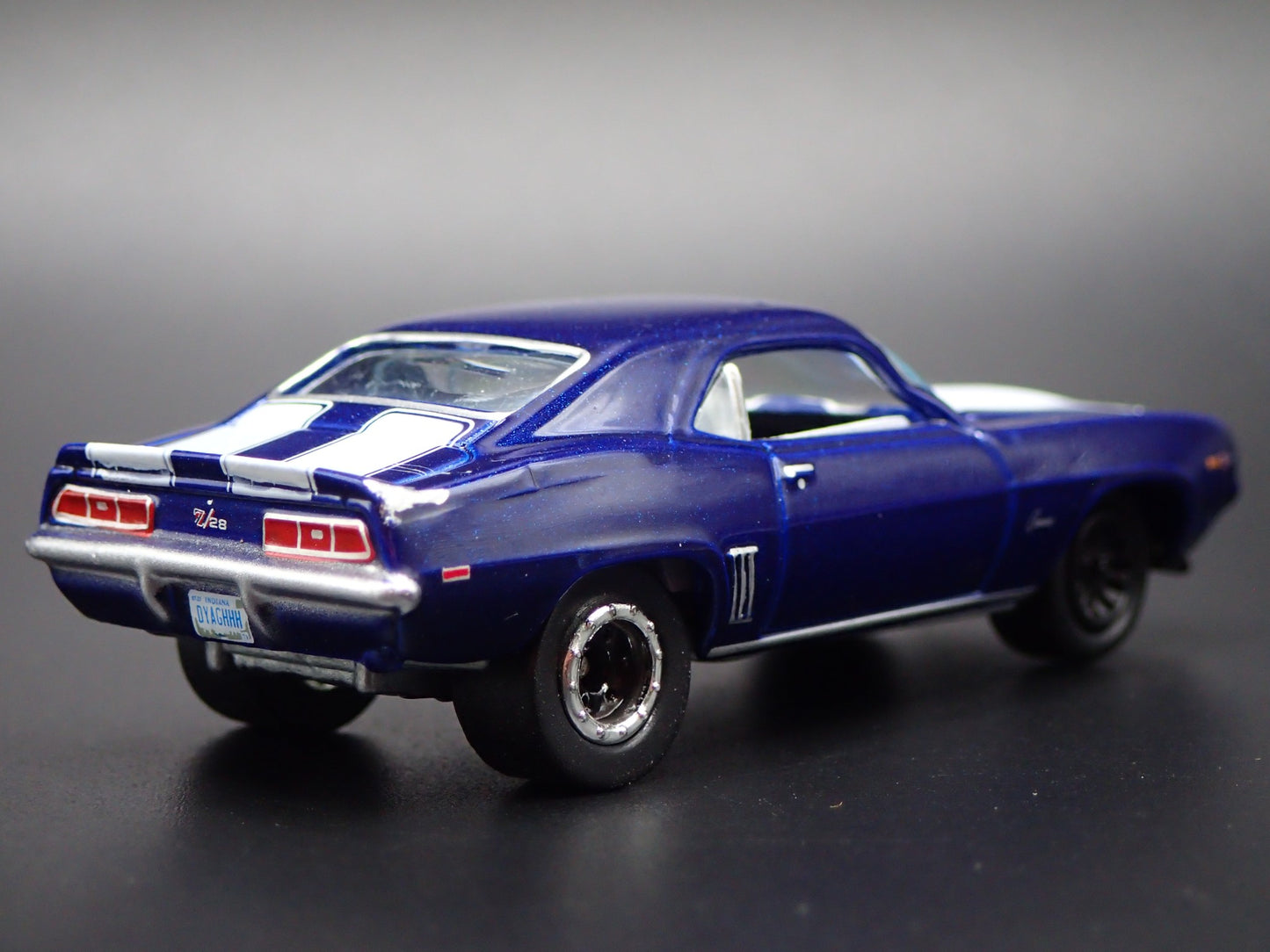 1969 69 CHEVY CHEVROLET CAMARO Z28 BLUE 1:64 SCALE COLLECTIBLE DIECAST MODEL CAR