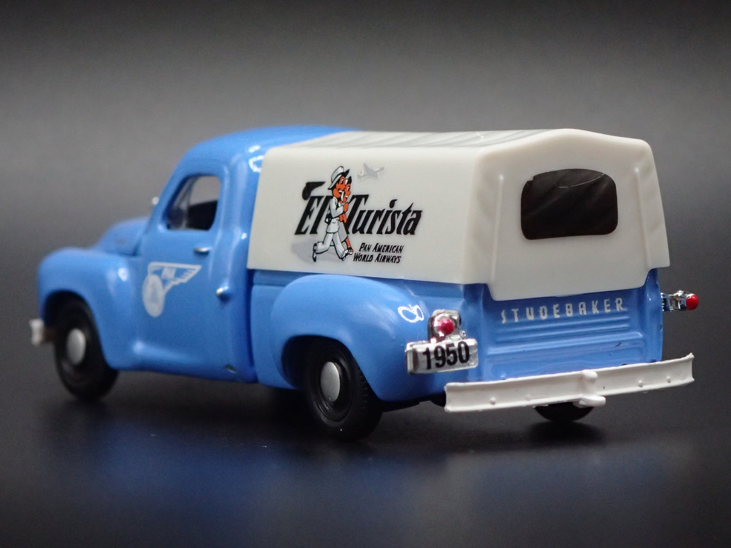 1950 50 STUDEBAKER 2R PICKUP TRUCK PAN AMERICAN AIR 1:64 SCALE DIECAST MODEL CAR