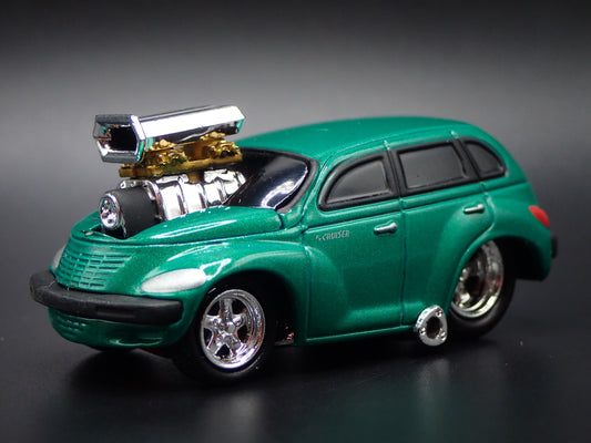 2001-2010 CHRYSLER PT CRUISER GREEN 1:64 SCALE COLLECTIBLE DIECAST MODEL CAR