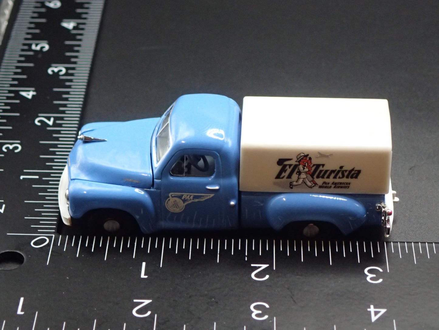 1950 50 STUDEBAKER 2R PICKUP TRUCK PAN AMERICAN AIR 1:64 SCALE DIECAST MODEL CAR