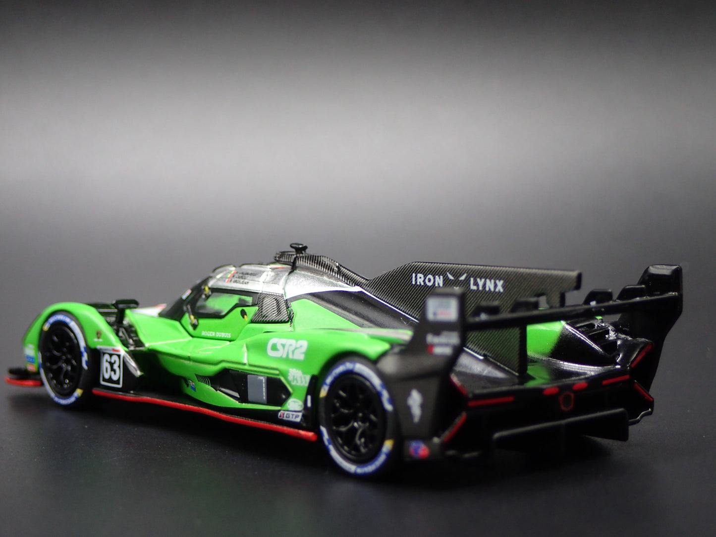 LAMBORGHINI SC63 #63 IMSA SEBRING 12 HRS IRON LYNX 1:64 SCALE DIECAST MODEL CAR