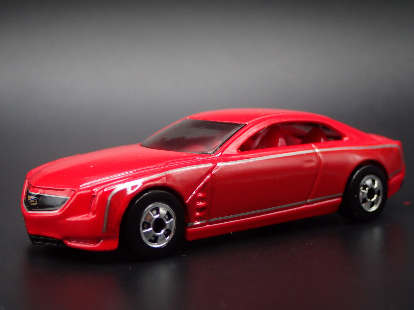 2013 13 CADILLAC ELMIRAJ CONCEPT CAR RED 1:64 SCALE DIORAMA DIECAST MODEL CAR