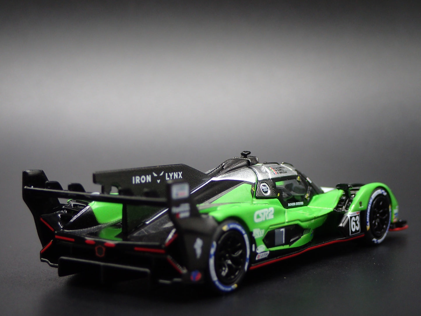 LAMBORGHINI SC63 #63 IMSA SEBRING 12 HRS IRON LYNX 1:64 SCALE DIECAST MODEL CAR