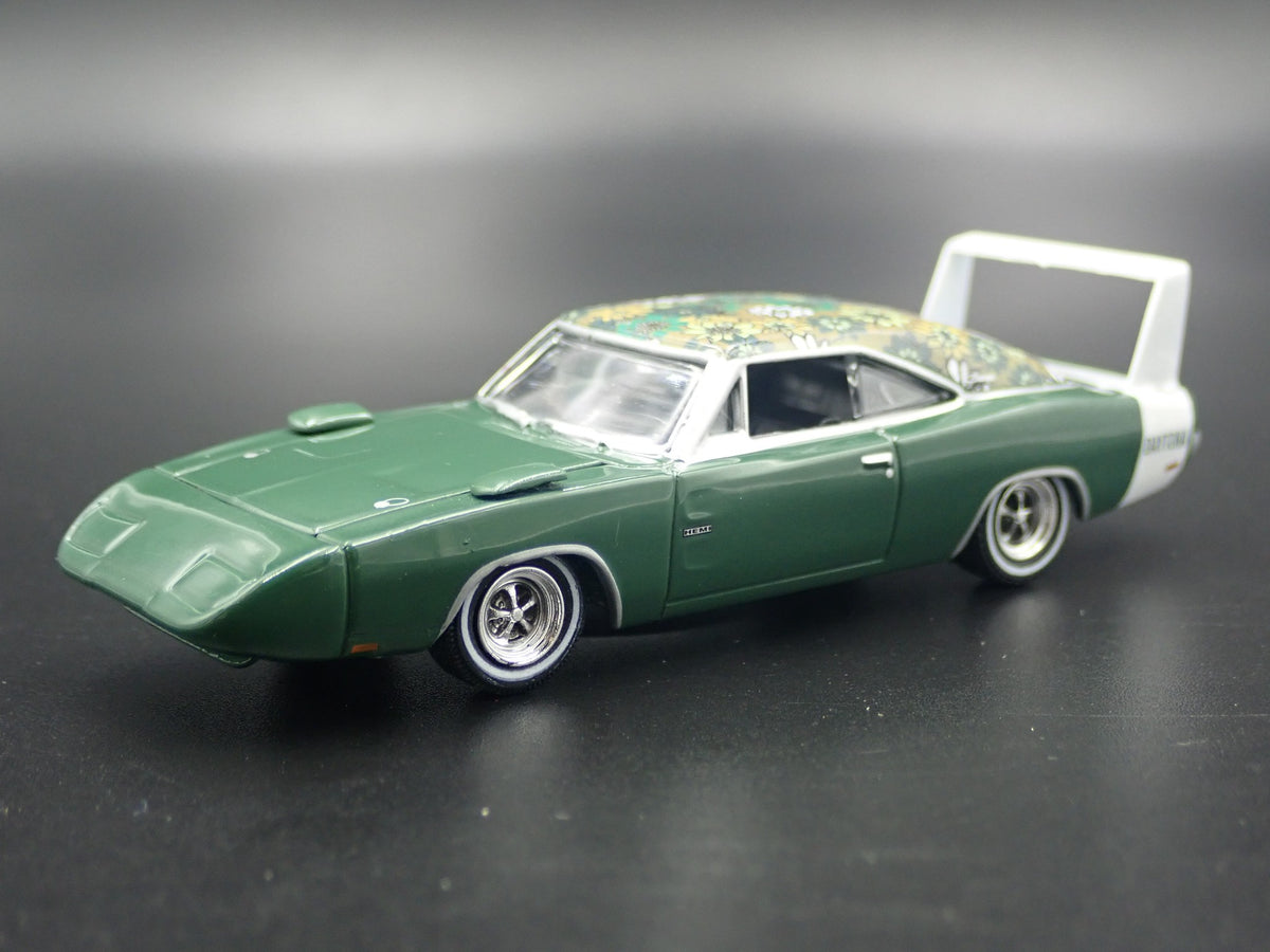 1969 69 DODGE CHARGER DAYTONA 1:64 SCALE COLLECTIBLE DIORAMA DIECAST MODEL CAR-Burning Rubber Toy Company