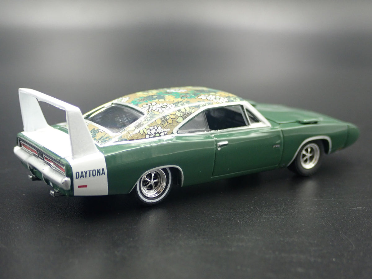 1969 69 DODGE CHARGER DAYTONA 1:64 SCALE COLLECTIBLE DIORAMA DIECAST MODEL CAR-Burning Rubber Toy Company
