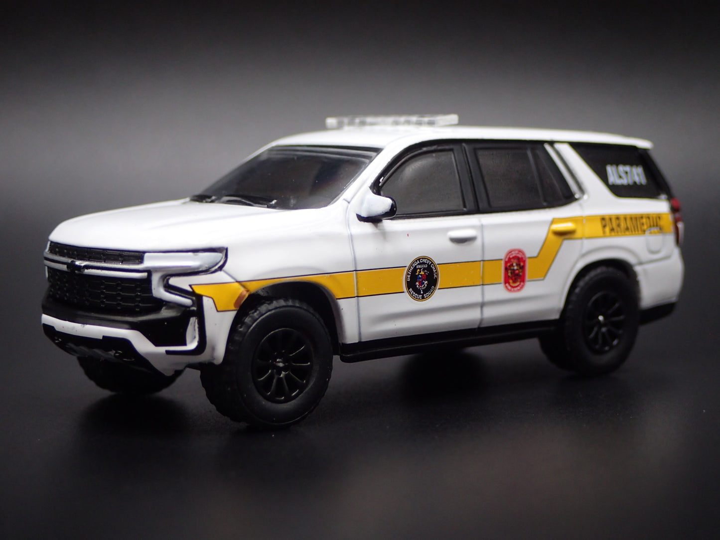 2024 24 CHEVROLET TAHOE MONTGOMERY COUNTY MARYLAND FIRE 1:64 SCALE DIECAST CAR