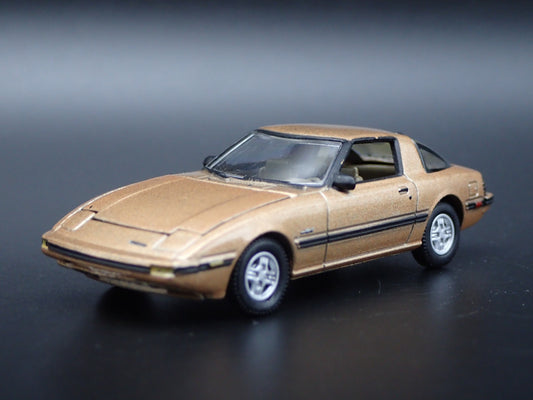 1978-1985 MAZDA RX7 JDM GOLD 1:64 SCALE COLLECTIBLE DIORAMA DIECAST MODEL CAR