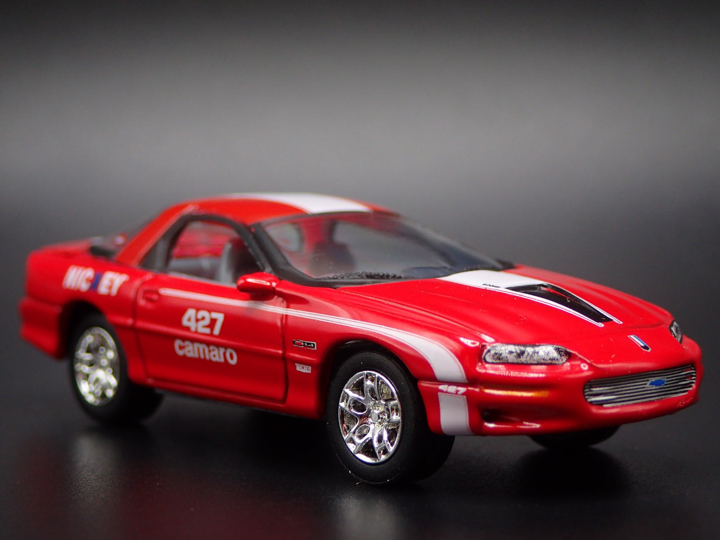 1993-2002 CHEVY CHEVROLET CAMARO ZL1 RED 1:64 SCALE DIORAMA DIECAST MODEL CAR
