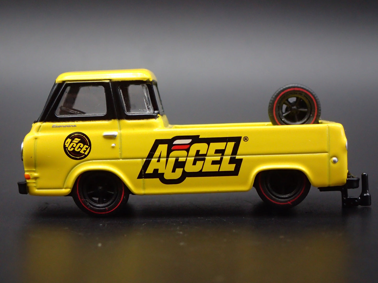 1964 64 FORD ECONOLINE PICKUP TRUCK ACCEL W/ HITCH 1:64 SCALE DIECAST MODEL CAR