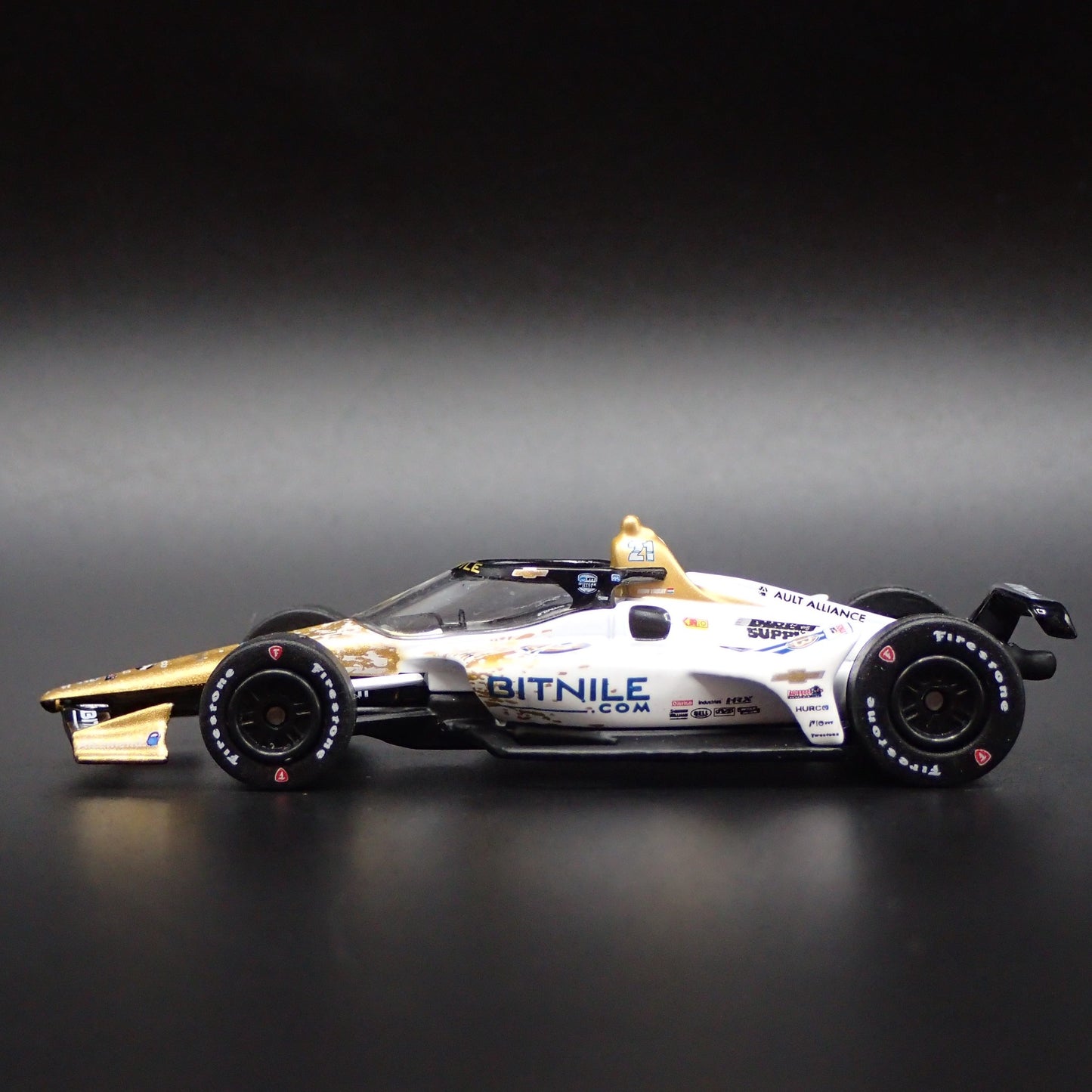 2023 23 INDY CAR CHEVY 21 RINUS VEEKAY BITNILE.COM 1:64 SCALE DIECAST MODEL CAR