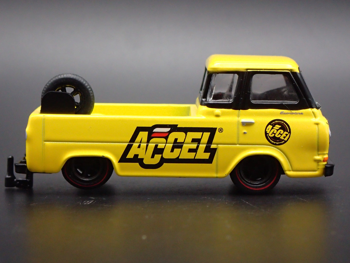1964 64 FORD ECONOLINE PICKUP TRUCK ACCEL W/ HITCH 1:64 SCALE DIECAST MODEL CAR