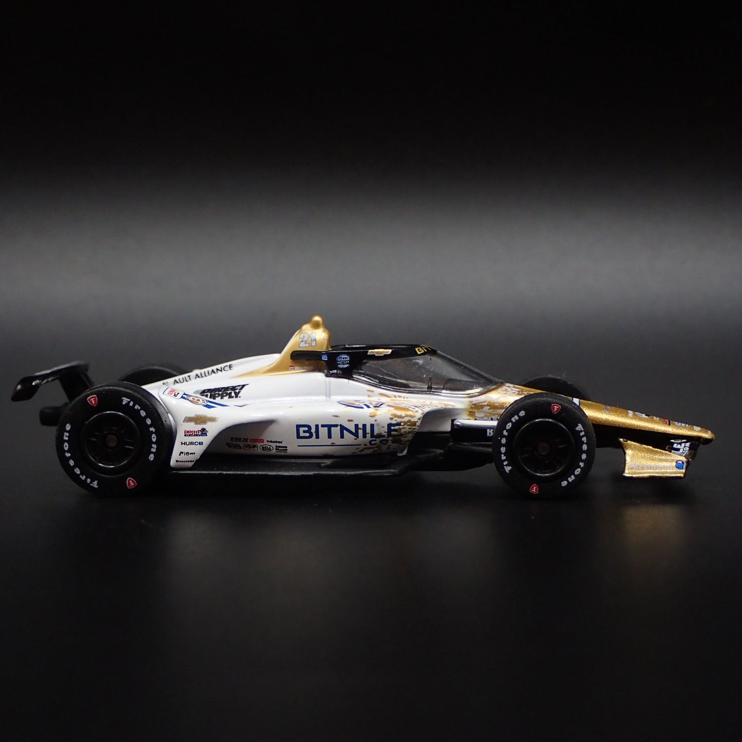 2023 23 INDY CAR CHEVY 21 RINUS VEEKAY BITNILE.COM 1:64 SCALE DIECAST MODEL CAR