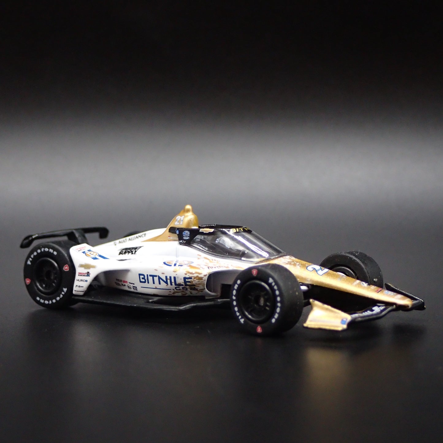 2023 23 INDY CAR CHEVY 21 RINUS VEEKAY BITNILE.COM 1:64 SCALE DIECAST MODEL CAR