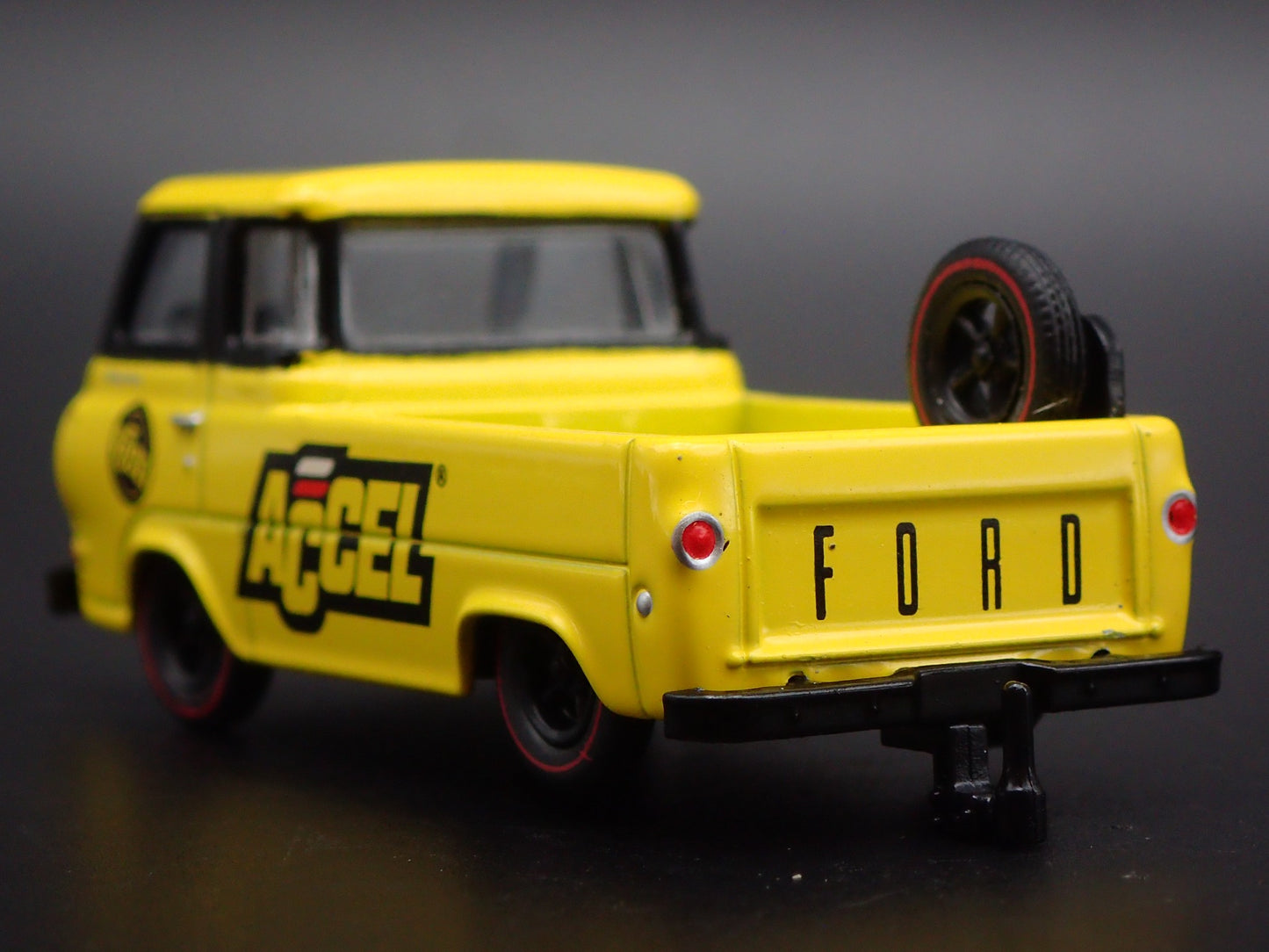 1964 64 FORD ECONOLINE PICKUP TRUCK ACCEL W/ HITCH 1:64 SCALE DIECAST MODEL CAR