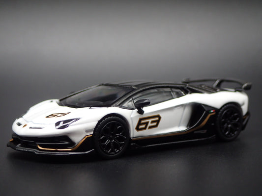 2019-2021 LAMBORGHINI AVENTADOR SVJ ROADSTER SUPER 1:64 SCALE DIECAST MODEL CAR