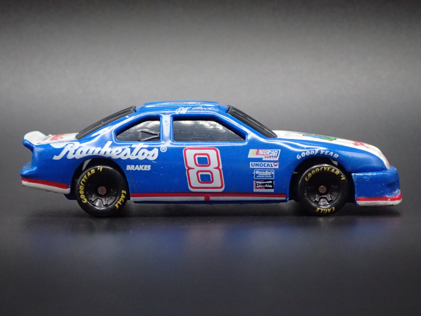 1994 94 FORD THUNDERBIRD 8 JEFF BURTON RAYBESTOS NASCAR 1:64 SCALE DIECAST CAR