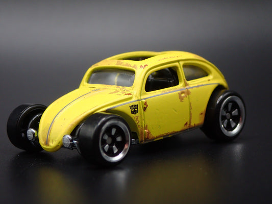 CUSTOM VW VOLKSWAGEN BEETLE BUG TRANSFORMER 1/64 SCALE DIORAMA DIECAST MODEL CAR