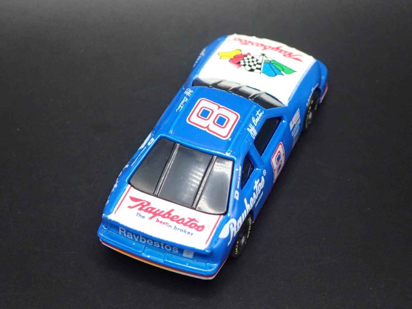 1994 94 FORD THUNDERBIRD 8 JEFF BURTON RAYBESTOS NASCAR 1:64 SCALE DIECAST CAR