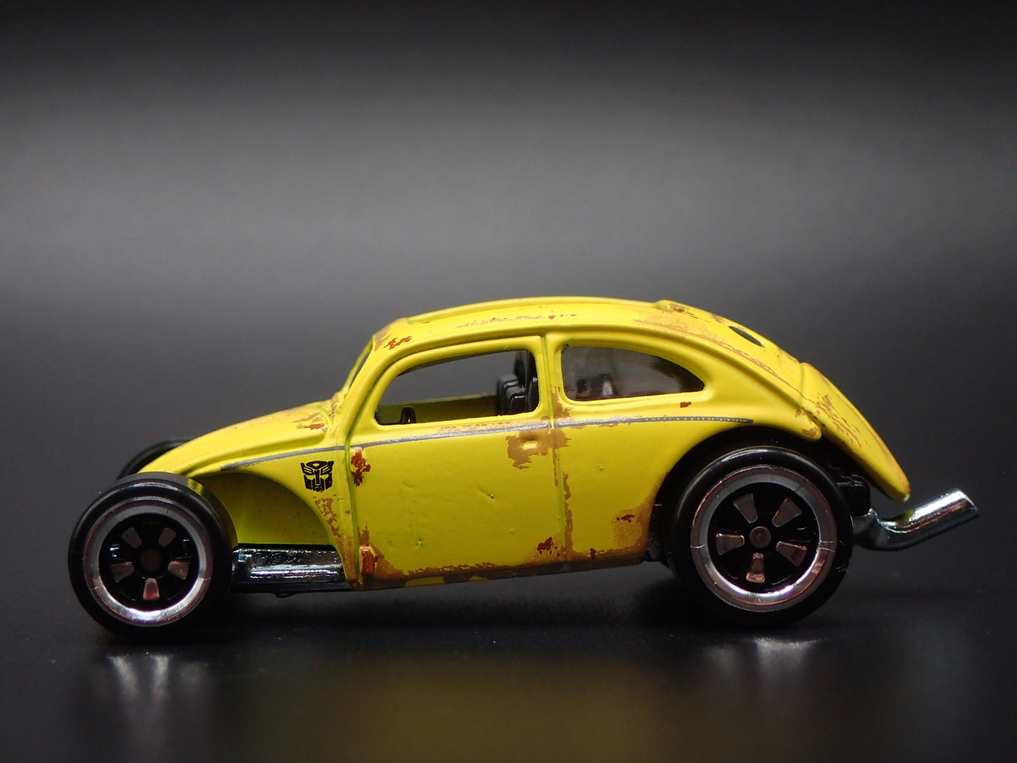 CUSTOM VW VOLKSWAGEN BEETLE BUG TRANSFORMER 1/64 SCALE DIORAMA DIECAST MODEL CAR