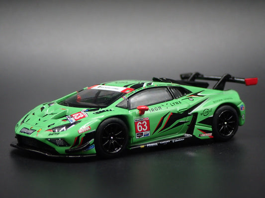 2019-2024 LAMBORGHINI HURACAN GT3 EVO2 #63 1:64 SCALE DIORAMA DIECAST MODEL CAR