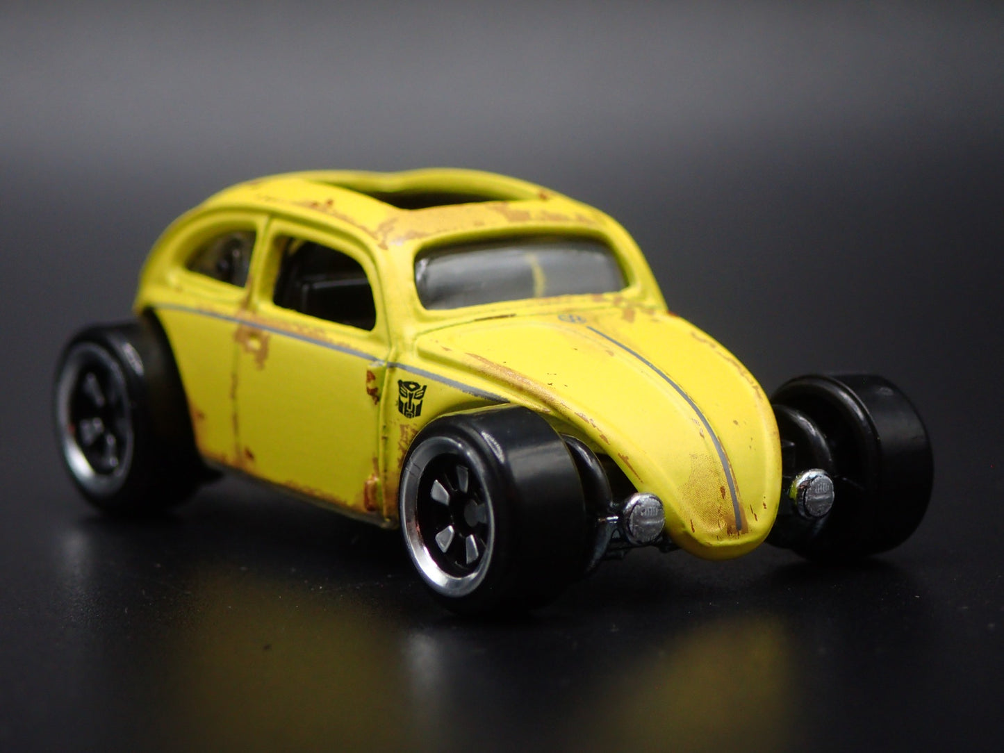 CUSTOM VW VOLKSWAGEN BEETLE BUG TRANSFORMER 1/64 SCALE DIORAMA DIECAST MODEL CAR