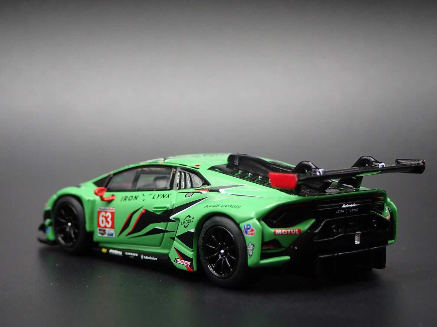 2019-2024 LAMBORGHINI HURACAN GT3 EVO2 #63 1:64 SCALE DIORAMA DIECAST MODEL CAR