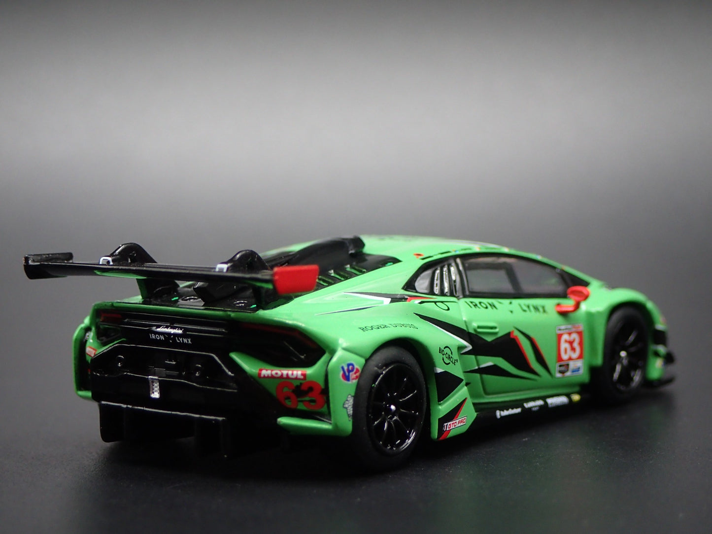 2019-2024 LAMBORGHINI HURACAN GT3 EVO2 #63 1:64 SCALE DIORAMA DIECAST MODEL CAR