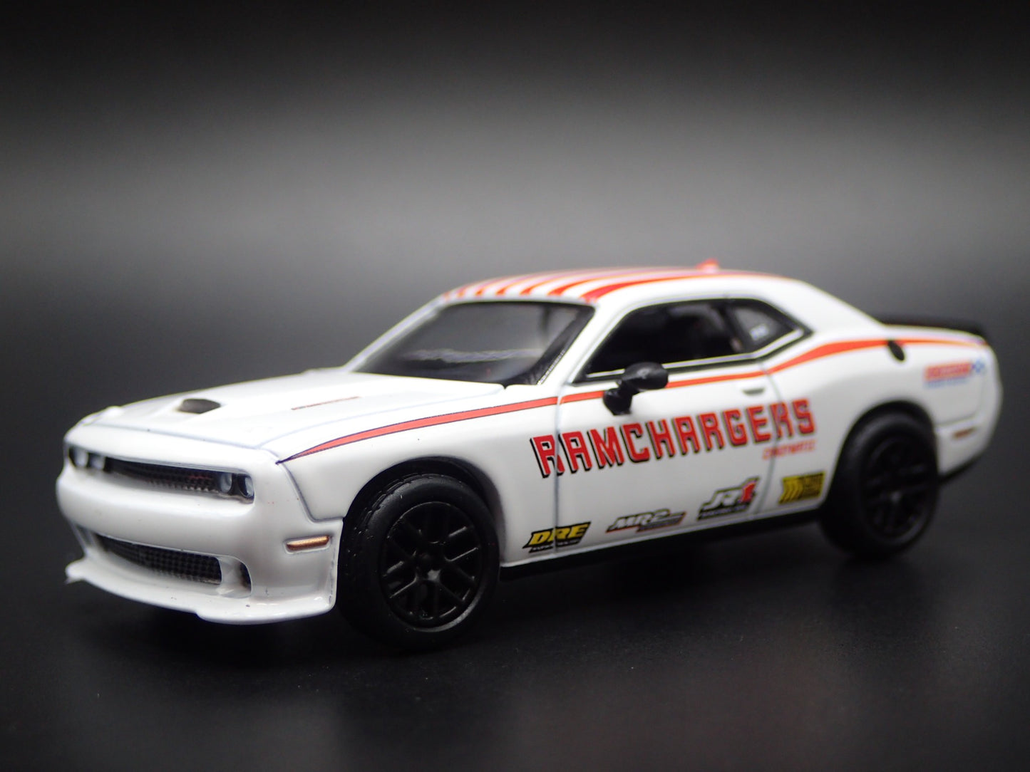 2008-2023 DODGE CHALLENGER SRT RAMCHARGERS NHRA 1:64 SCALE DIECAST MODEL CAR