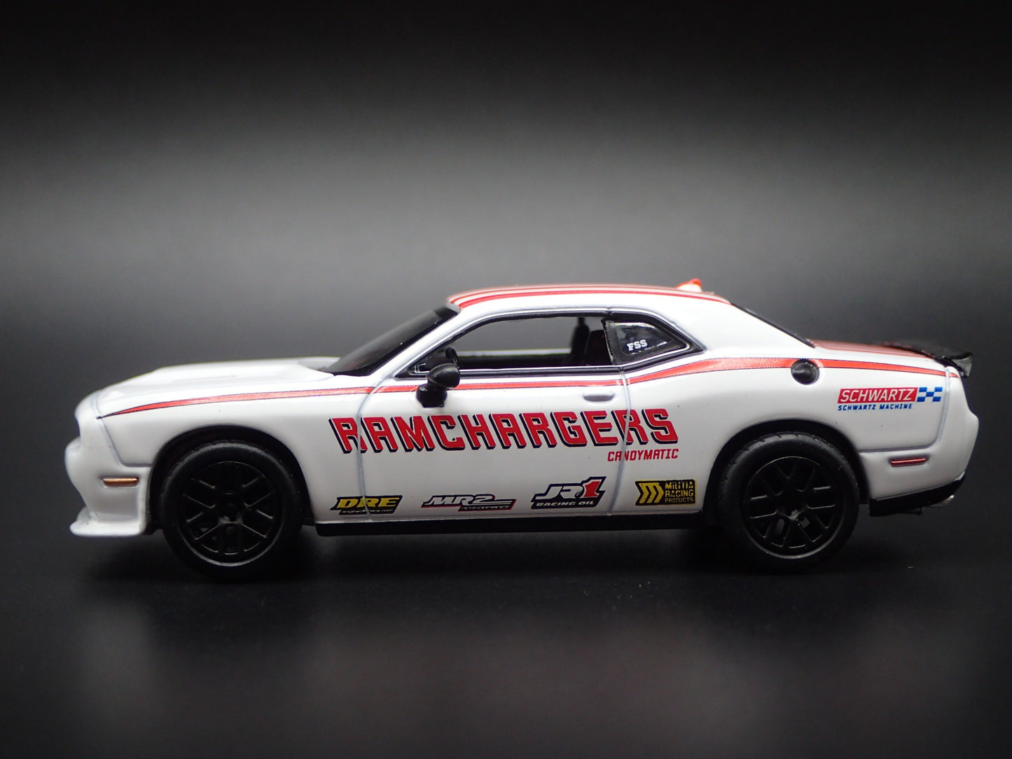 2008-2023 DODGE CHALLENGER SRT RAMCHARGERS NHRA 1:64 SCALE DIECAST MODEL CAR