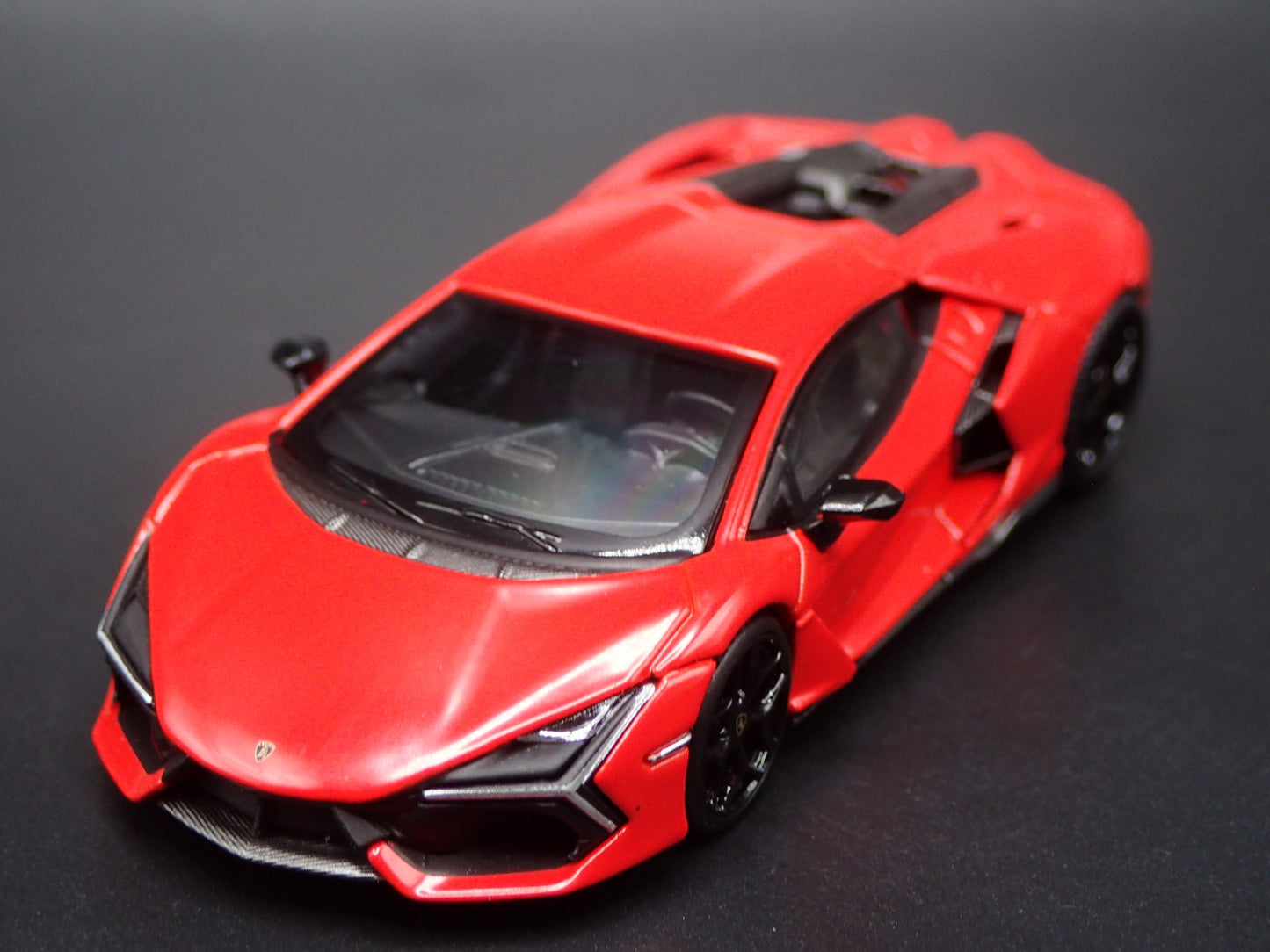 2024-2025 LAMBORGHINI REVUELTO SUPER CAR RED 1:64 SCALE DIECAST MODEL CAR