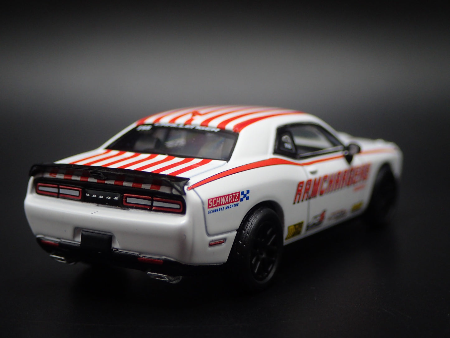 2008-2023 DODGE CHALLENGER SRT RAMCHARGERS NHRA 1:64 SCALE DIECAST MODEL CAR
