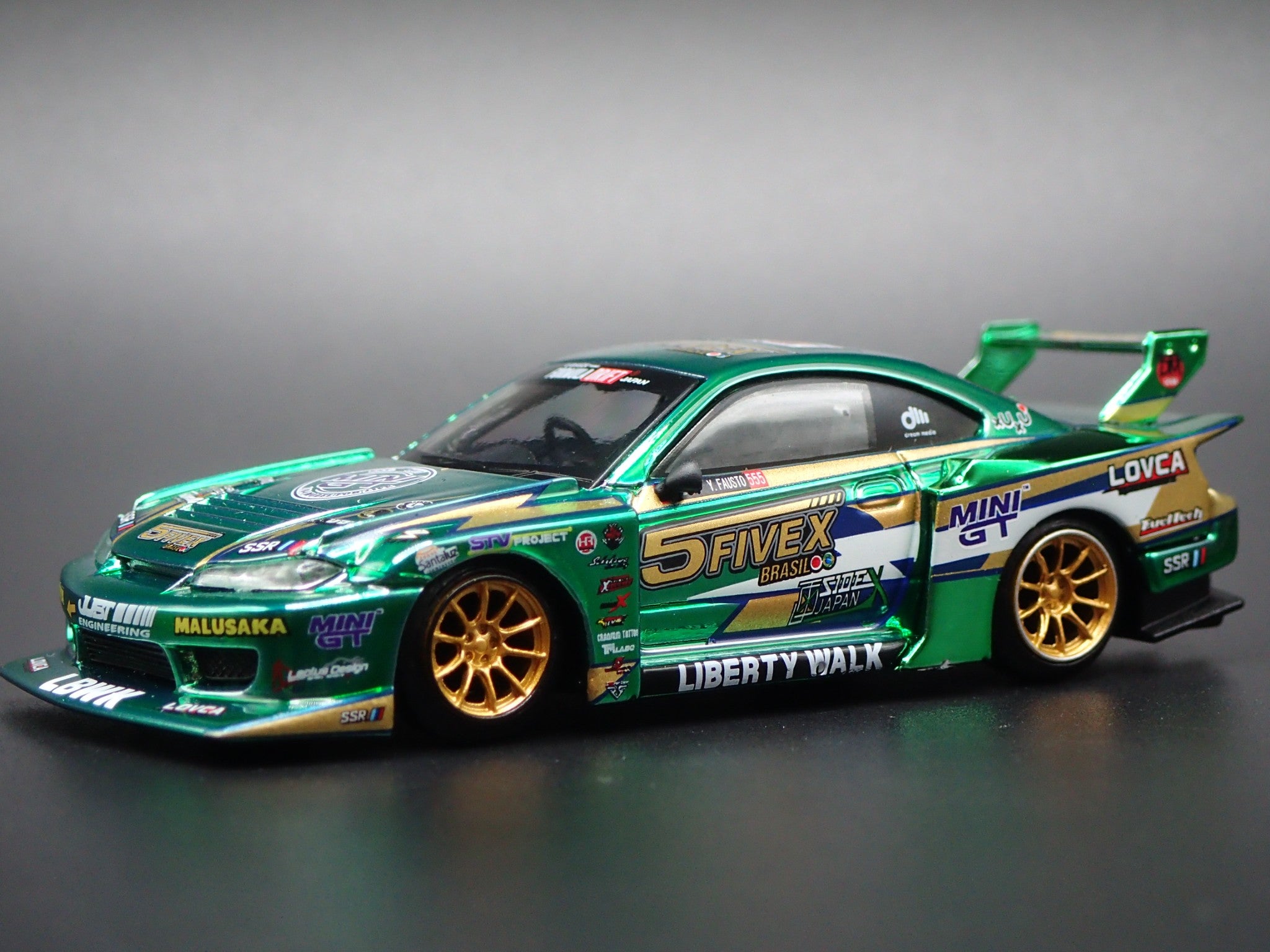 NISSAN S15 SILVIA LB SUPER SILHOUTTE LBWK FAUSTO 1:64 SCALE