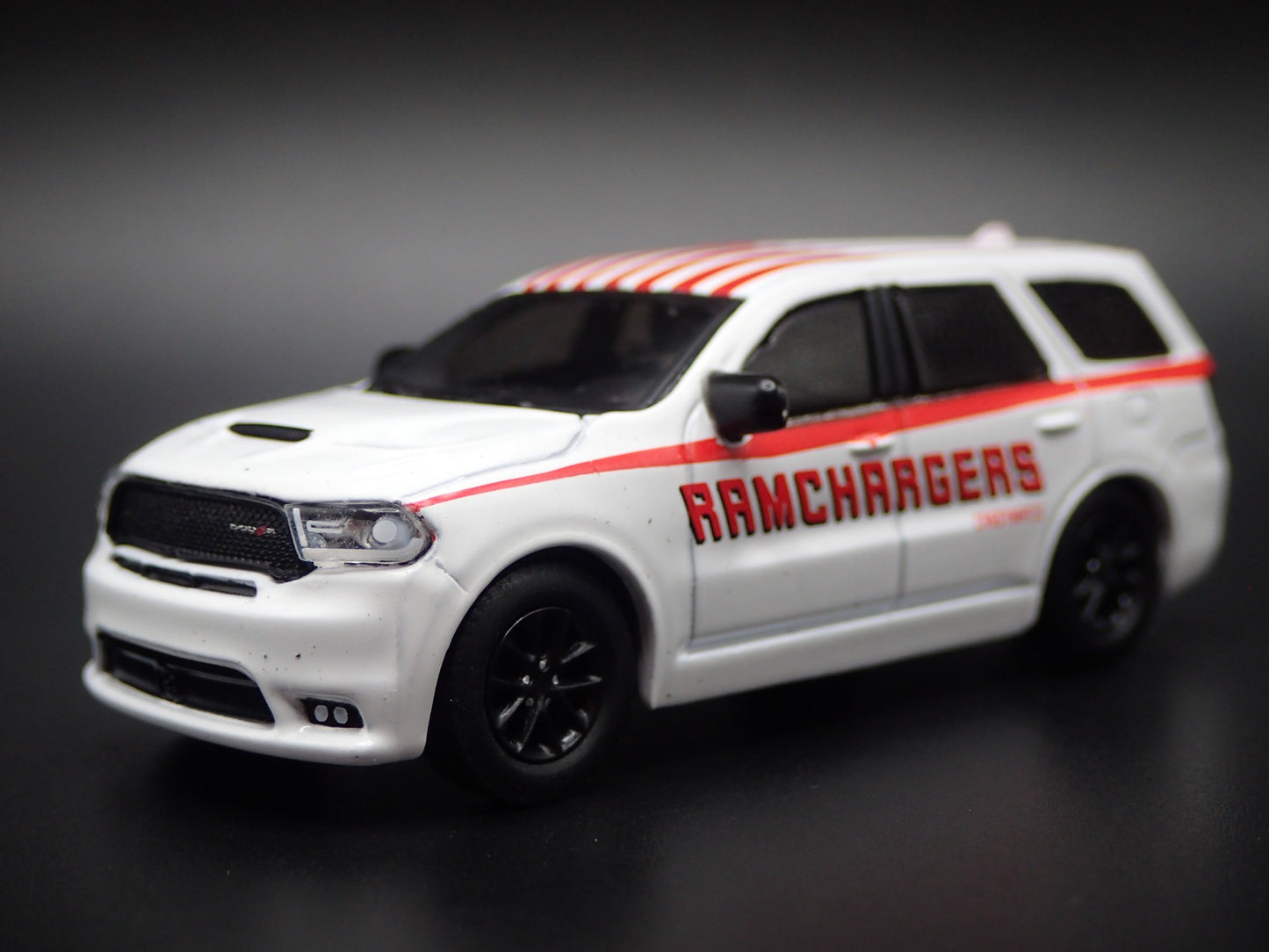 2011-2019 DODGE DURANGO SUV RAMCHARGERS w HITCH 1:64 SCALE DIECAST MODEL CAR