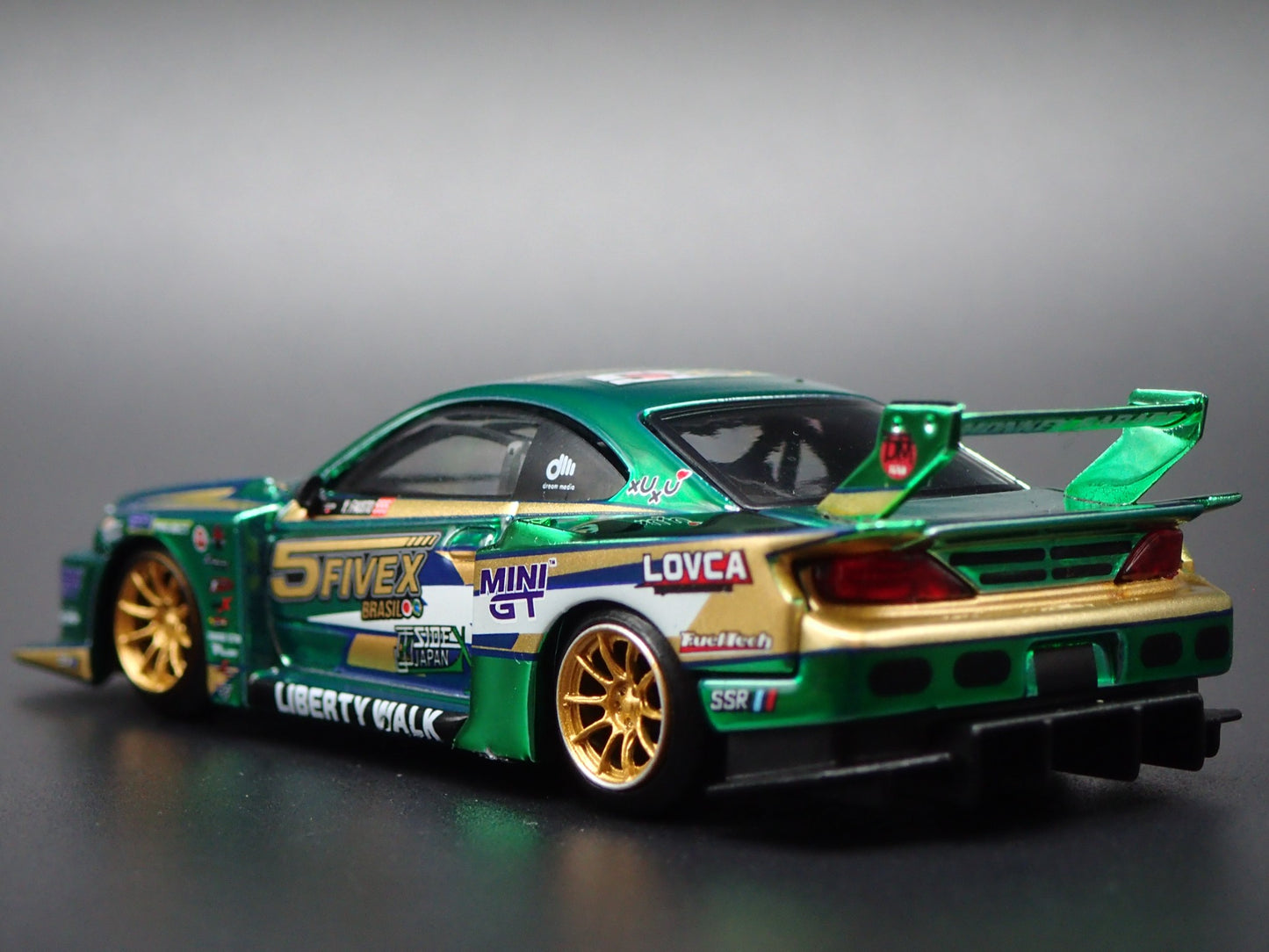 NISSAN S15 SILVIA LB SUPER SILHOUTTE LBWK FAUSTO 1:64 SCALE DIECAST MODEL CAR