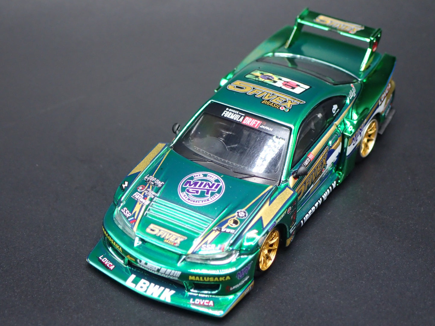 NISSAN S15 SILVIA LB SUPER SILHOUTTE LBWK FAUSTO 1:64 SCALE DIECAST MODEL CAR