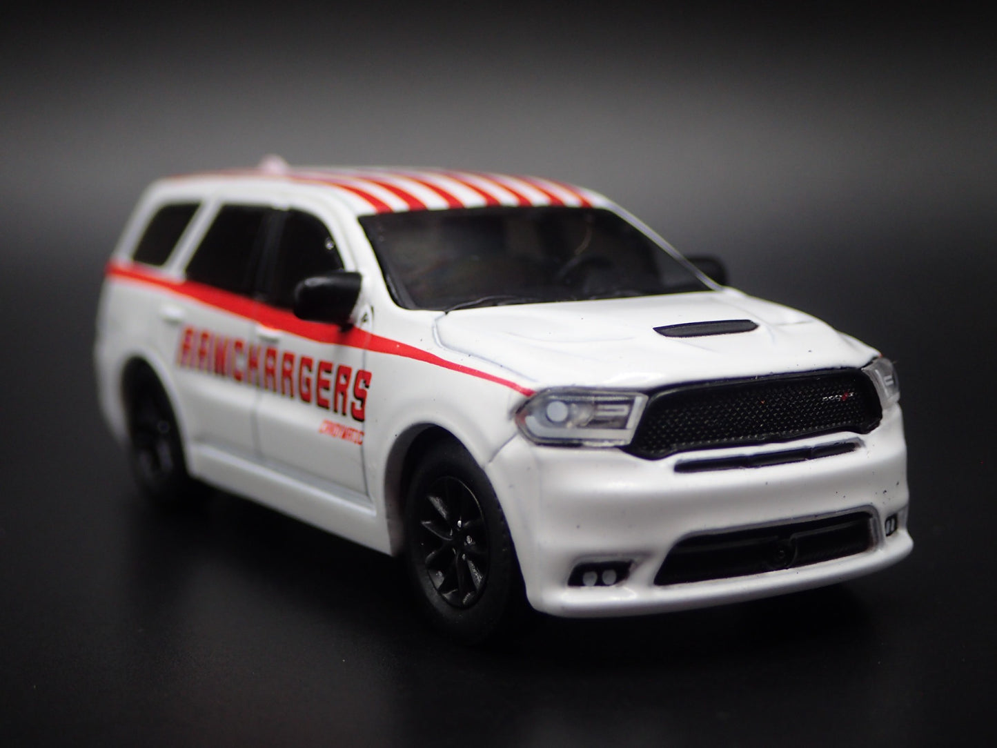 2011-2019 DODGE DURANGO SUV RAMCHARGERS w HITCH 1:64 SCALE DIECAST MODEL CAR