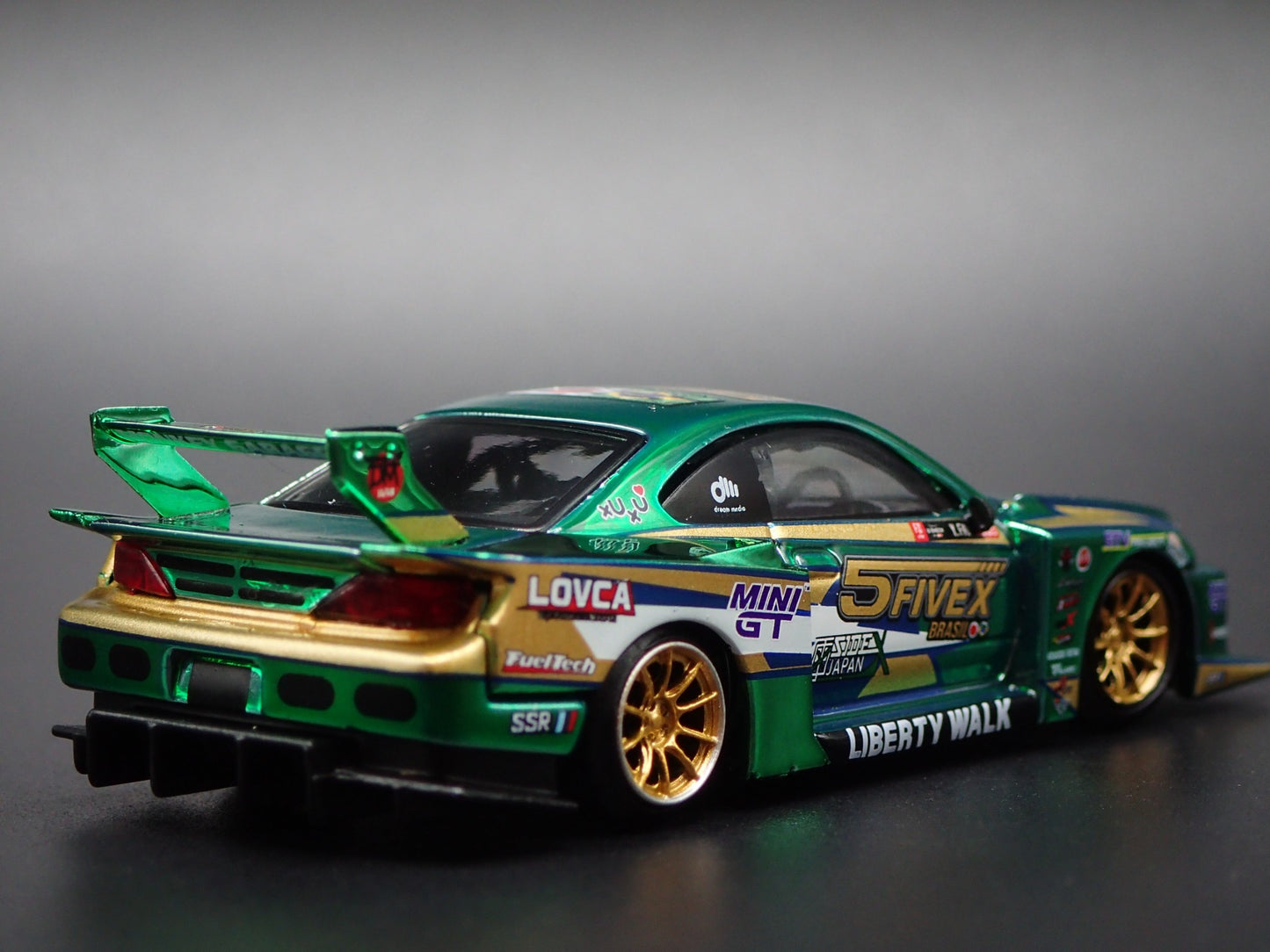 NISSAN S15 SILVIA LB SUPER SILHOUTTE LBWK FAUSTO 1:64 SCALE DIECAST MODEL CAR