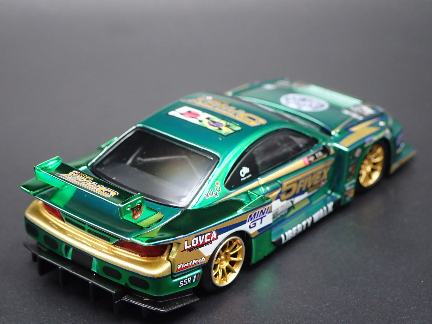 NISSAN S15 SILVIA LB SUPER SILHOUTTE LBWK FAUSTO 1:64 SCALE DIECAST MODEL CAR