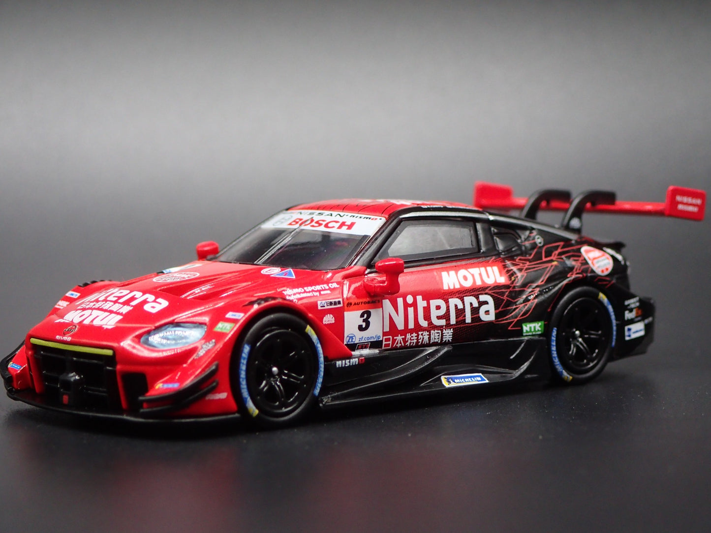 2023-2025 NISSAN Z GT500 #3 NITERRA MOTUL NDDP RED 1:64 SCALE DIECAST MODEL CAR