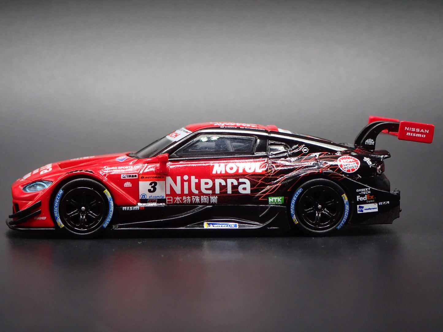 2023-2025 NISSAN Z GT500 #3 NITERRA MOTUL NDDP RED 1:64 SCALE DIECAST MODEL CAR