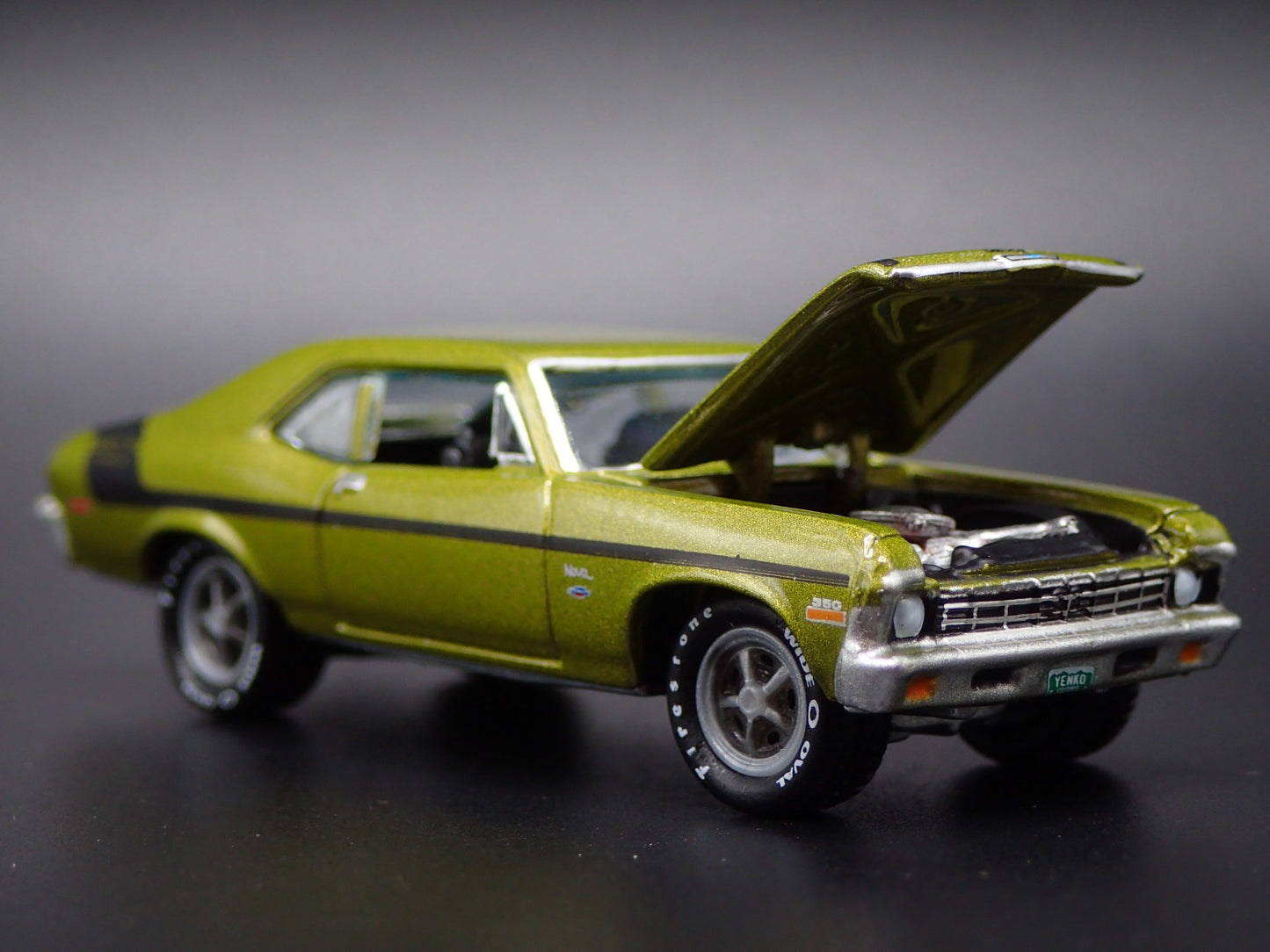 1970 70 CHEVY CHEVROLET NOVA YENKO DEUCE 1:64 SCALE DIORAMA DIECAST MODEL CAR