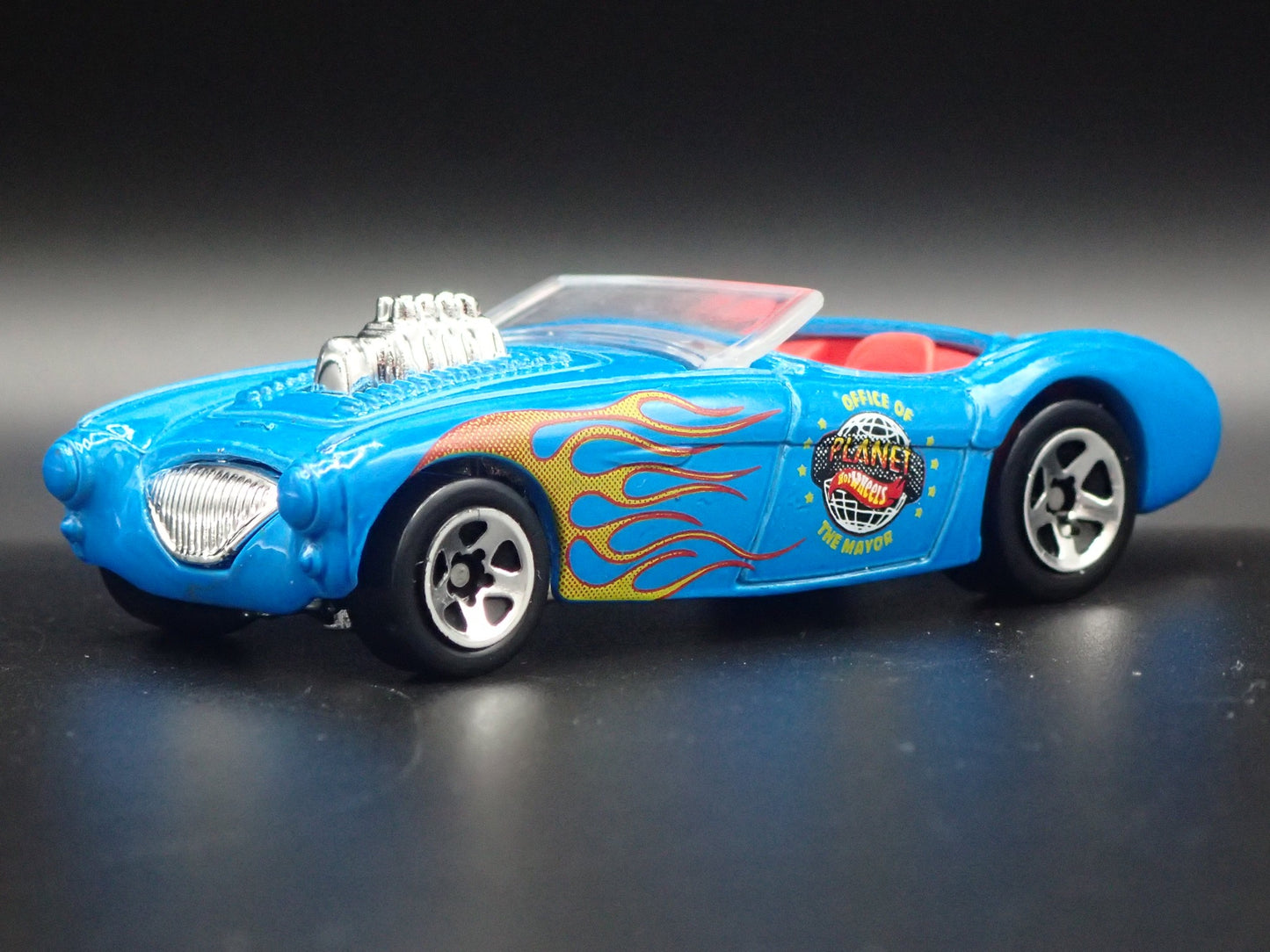 1953-1956 AUSTIN HEALEY ROADSTER CONVERTIBLE BLUE 1:64 SCALE DIECAST MODEL CAR