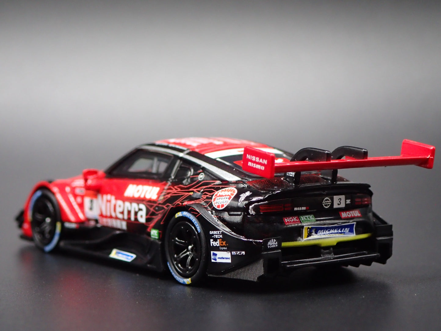 2023-2025 NISSAN Z GT500 #3 NITERRA MOTUL NDDP RED 1:64 SCALE DIECAST MODEL CAR