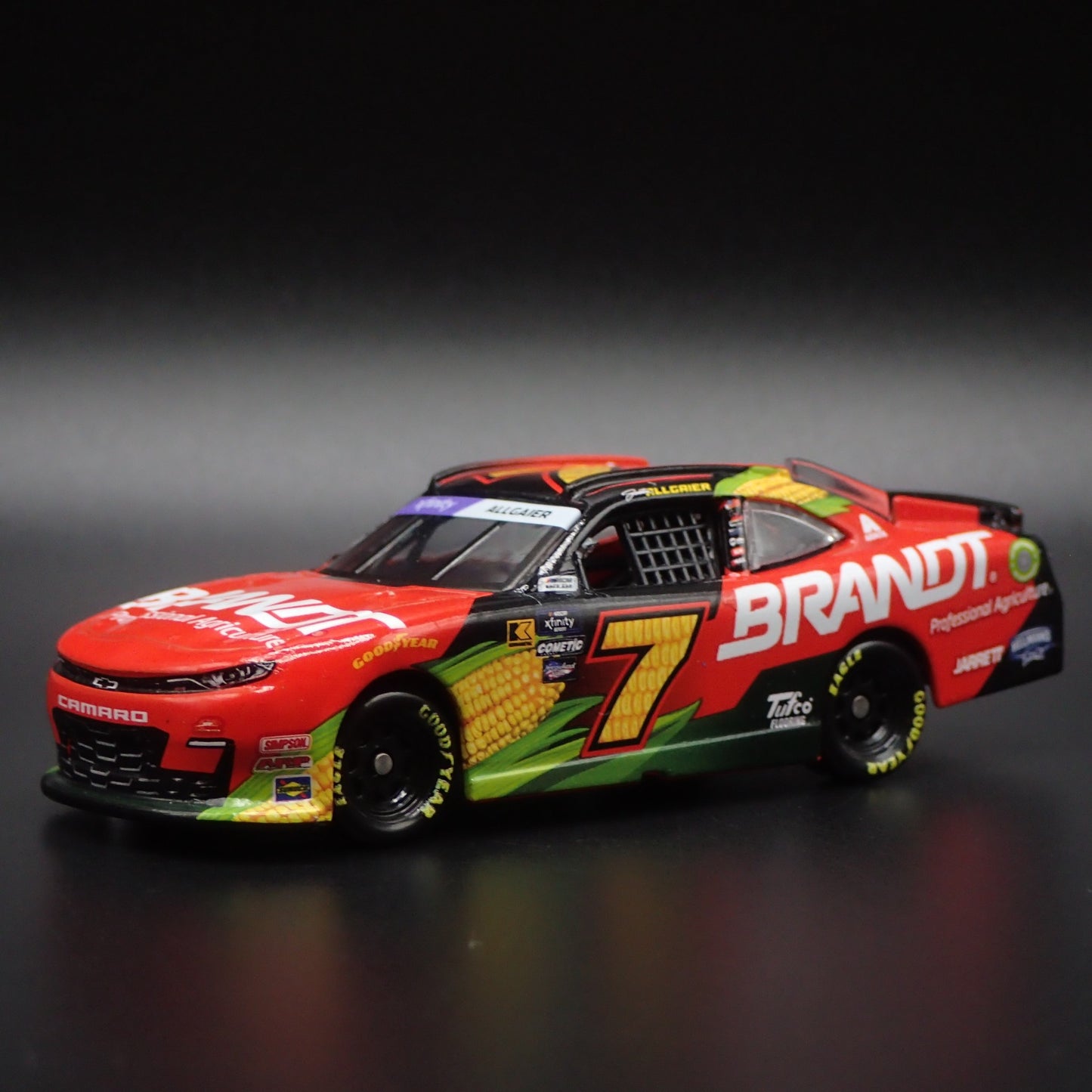 2024 CHEVY CAMARO #7 JUSTIN ALLGAIER BRANDT NASCAR 1:64 SCALE DIECAST MODEL CAR