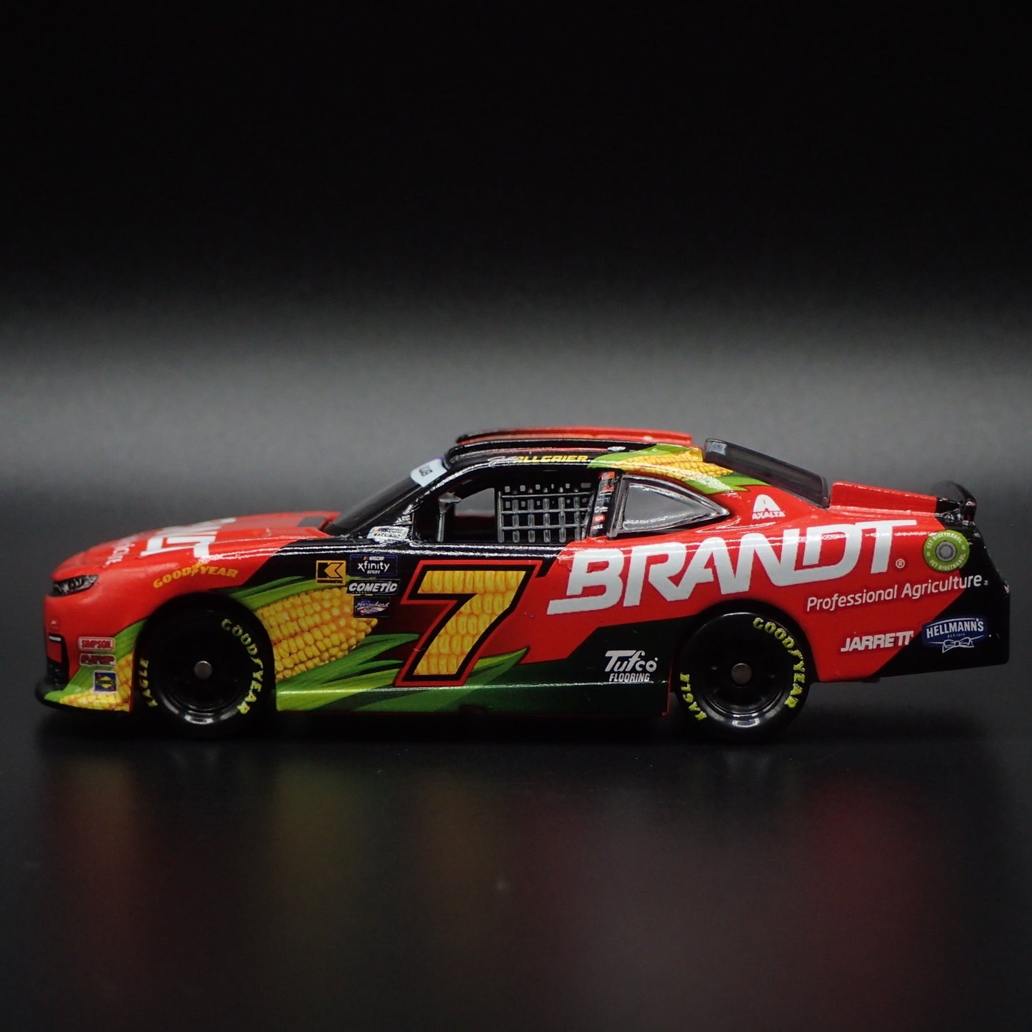 2024 CHEVY CAMARO #7 JUSTIN ALLGAIER BRANDT NASCAR 1:64 SCALE DIECAST MODEL CAR