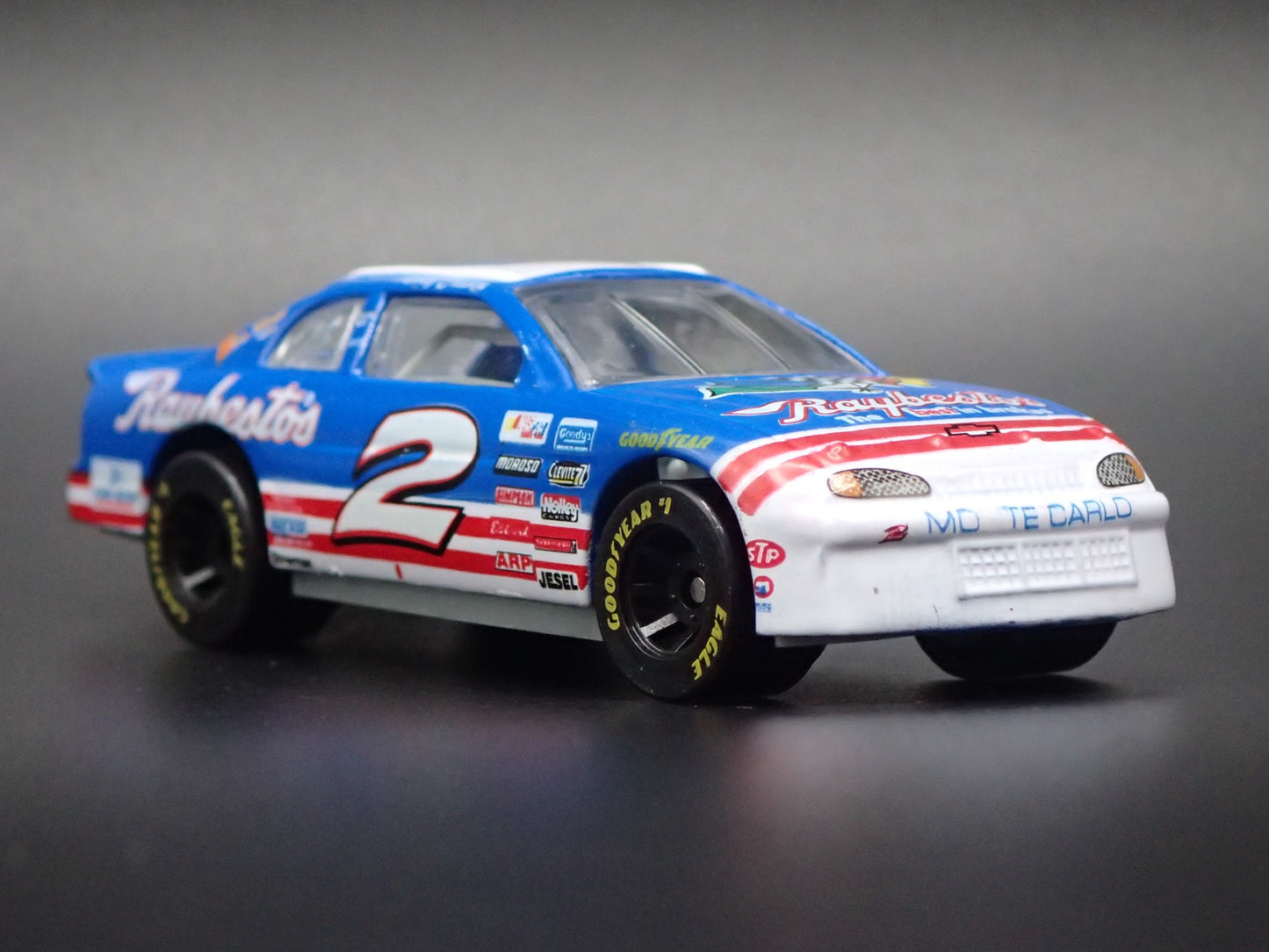 1997 97 CHEVY MONTE CARLO 2 RICKY CRAVEN RAYBESTOS NASCAR 1:64 SCALE DIECAST CAR