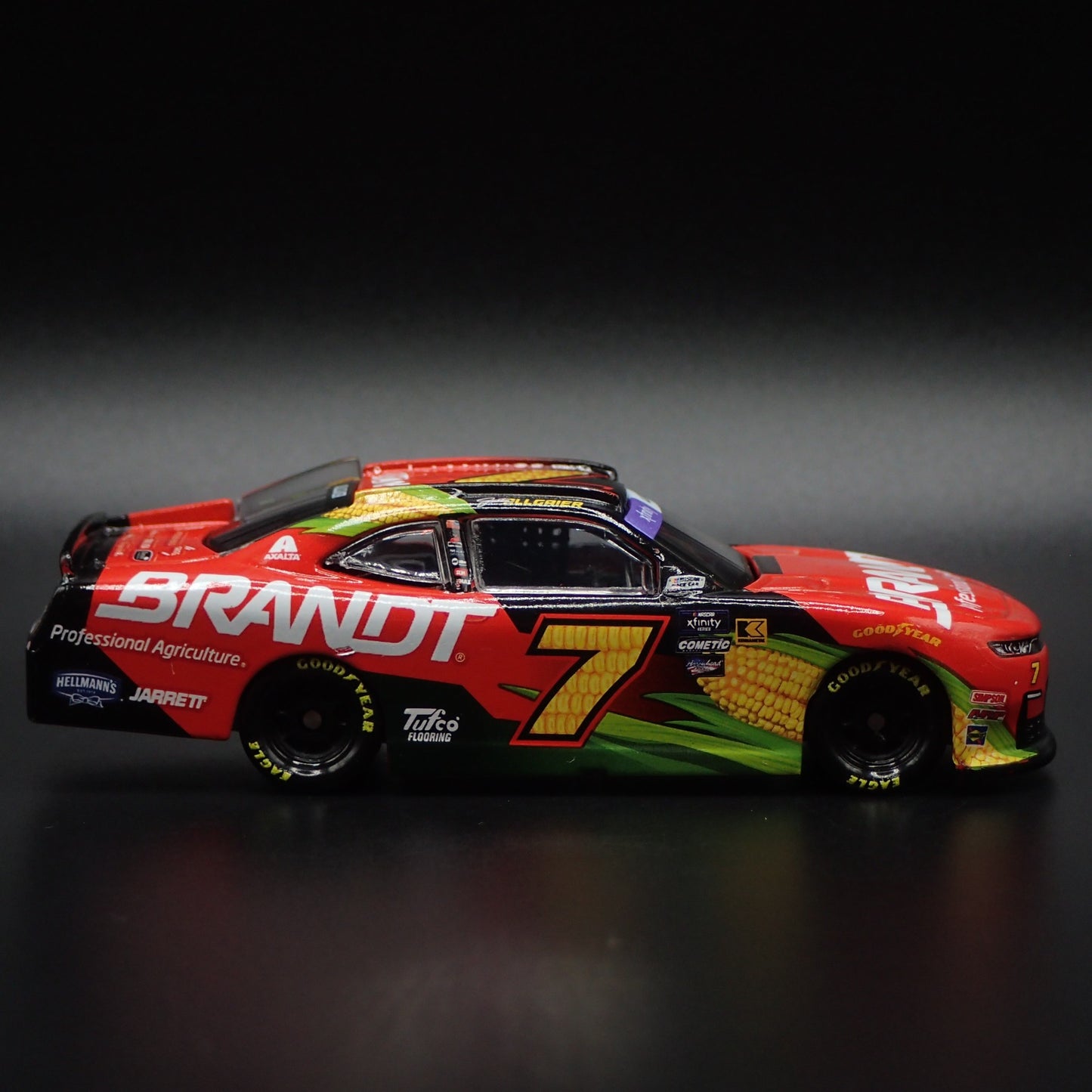 2024 CHEVY CAMARO #7 JUSTIN ALLGAIER BRANDT NASCAR 1:64 SCALE DIECAST MODEL CAR