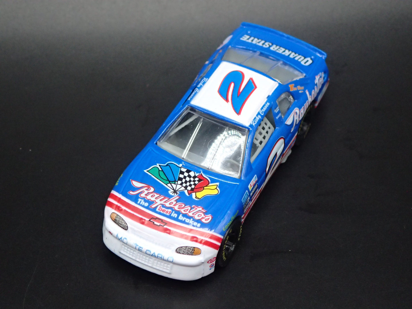 1997 97 CHEVY MONTE CARLO 2 RICKY CRAVEN RAYBESTOS NASCAR 1:64 SCALE DIECAST CAR