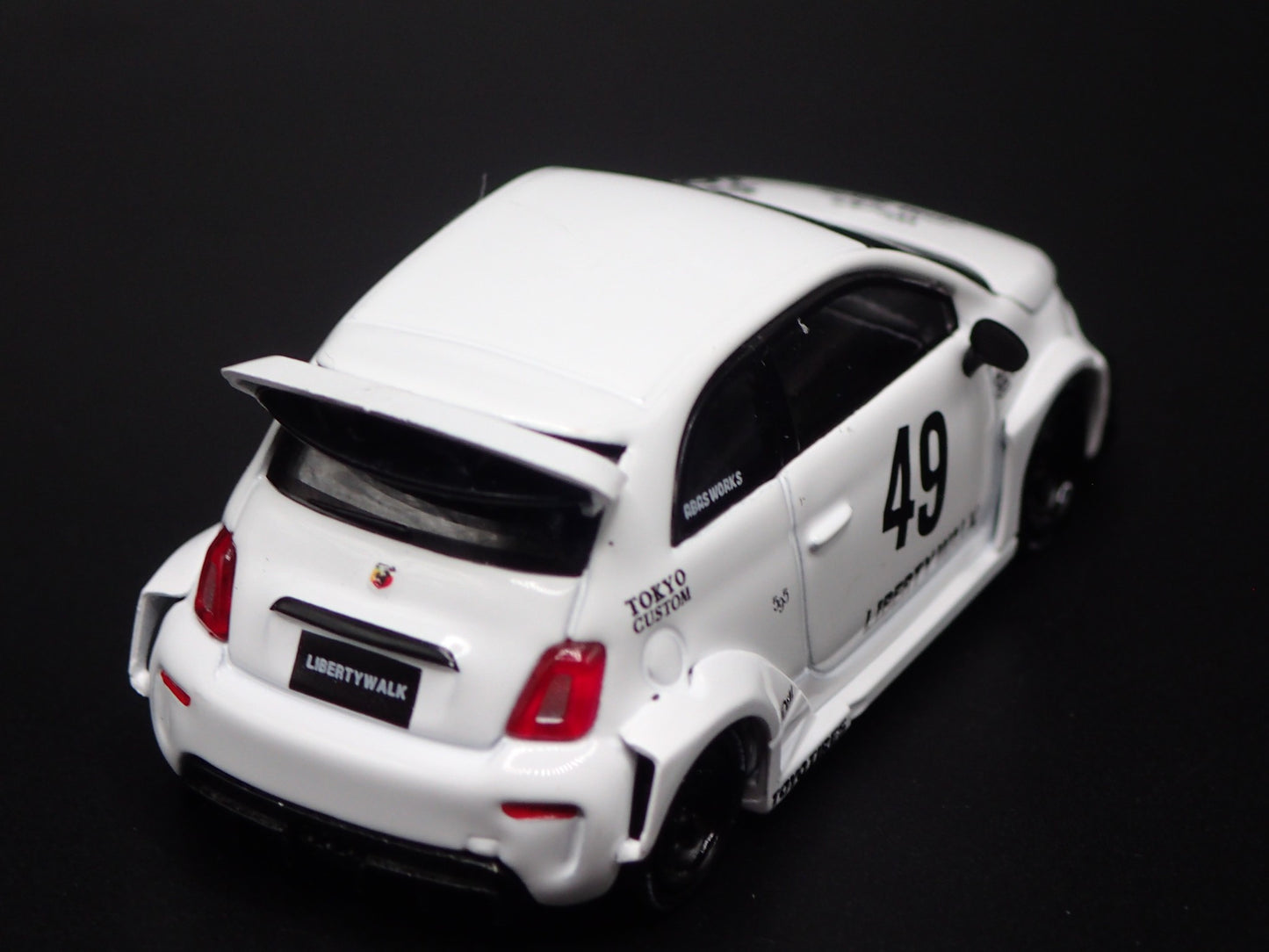 2007-2025 FIAT 500 LB WORKS ABAS WORKS ABARTH 595 1/64 SCALE DIECAST MODEL CAR