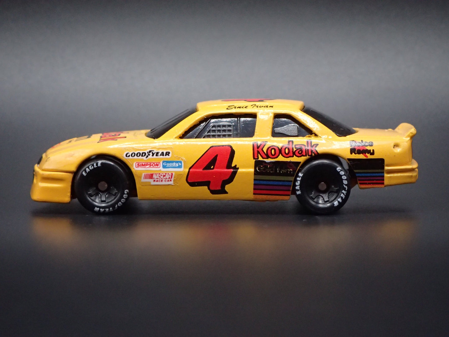 1991 91 CHEVY LUMINA #4 ERNIE IRVAN KODAK NASCAR 1:64 SCALE DIECAST MODEL CAR